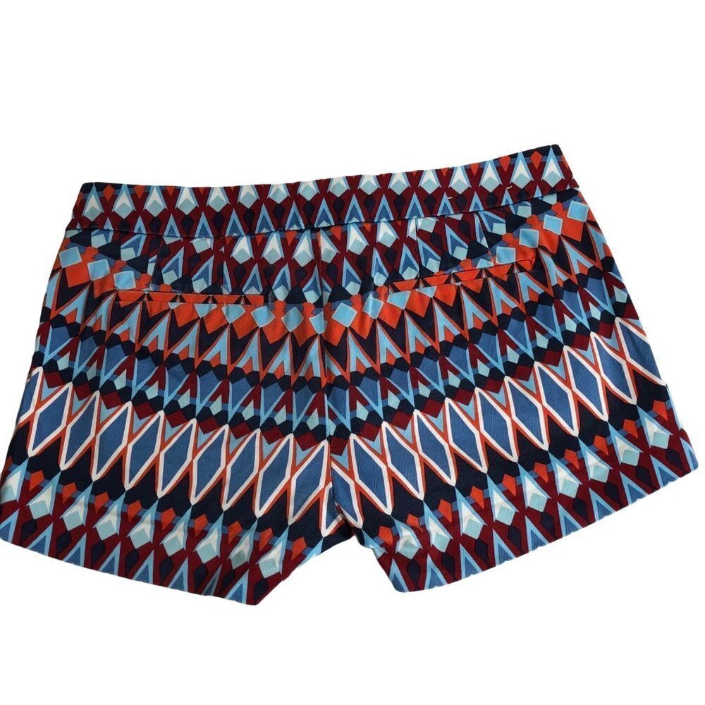 J CREW STRETCH AZTEC PRINT WOMEN SHORTS SIZE 4